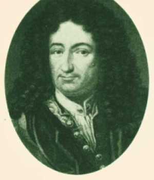 Gottfried Wilhelm von Leibniz<br>Aus: IBM, A Calculator Chronicle